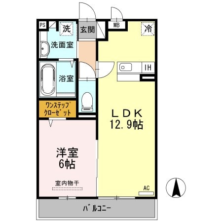 武庫川駅 徒歩26分 1階の物件間取画像