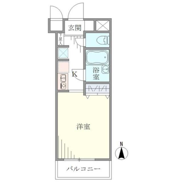 立花駅 徒歩1分 5階の物件間取画像