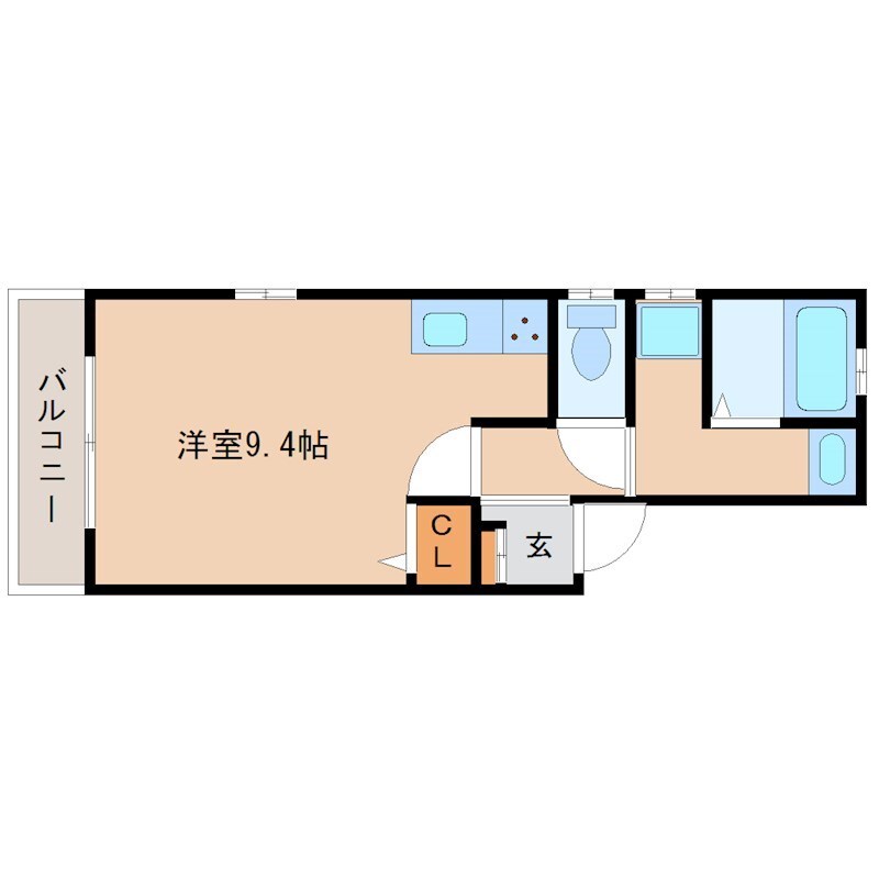 武庫川駅 徒歩6分 2階の物件間取画像