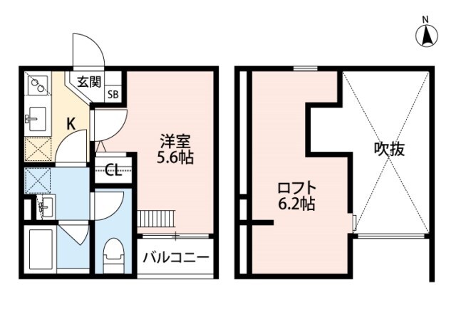 立花駅 徒歩4分 2階の物件間取画像