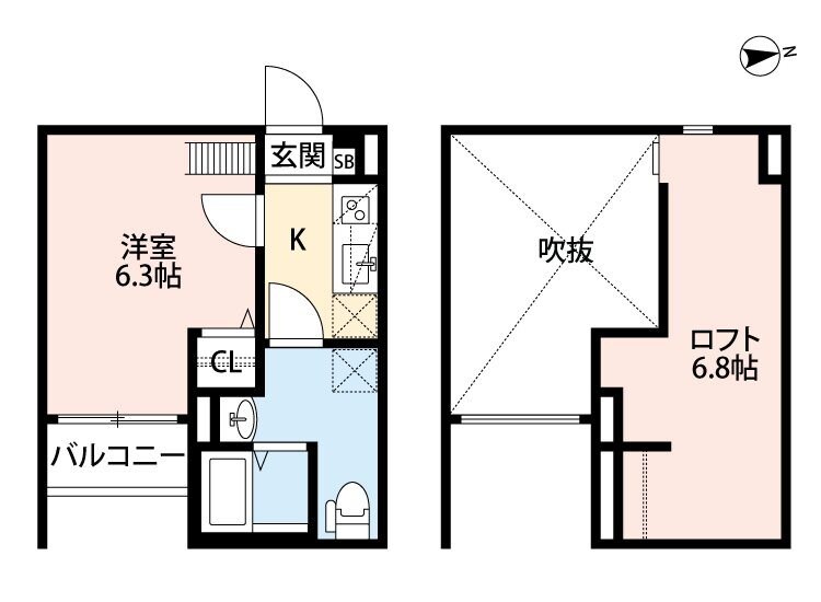 尼崎駅 徒歩8分 1階の物件間取画像