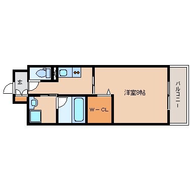 立花駅 徒歩7分 2階の物件間取画像