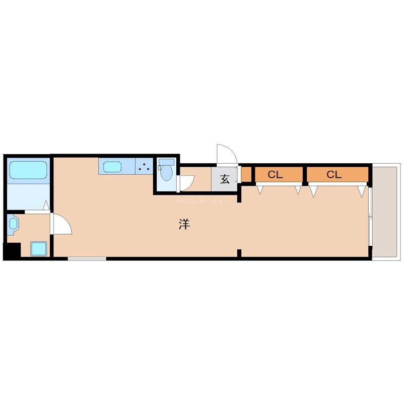 レクエルド東難波の物件間取画像