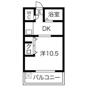 塚口駅 徒歩4分 2階の物件間取画像