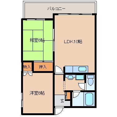 塚口駅 徒歩9分 1階の物件間取画像