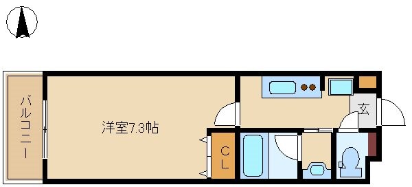 塚口駅 徒歩1分 5階の物件間取画像