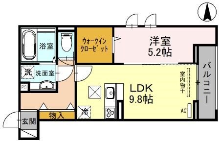 塚口駅 徒歩18分 1階の物件間取画像