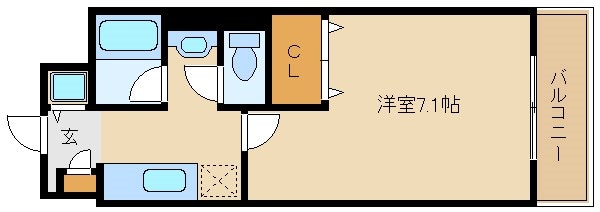 園田駅 徒歩11分 3階の物件間取画像