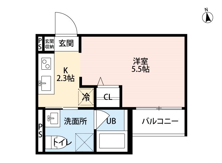 園田駅 徒歩13分 1階の物件間取画像