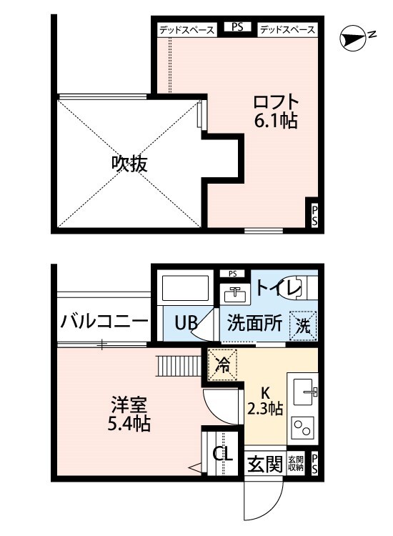 園田駅 徒歩13分 1階の物件間取画像