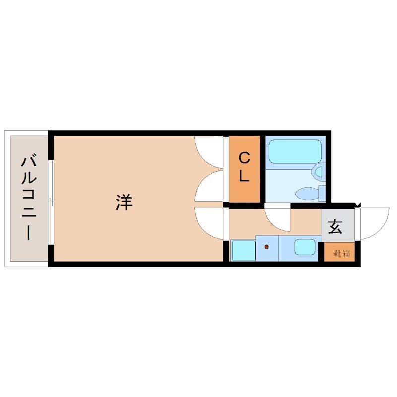 園田駅 徒歩10分 4階の物件間取画像