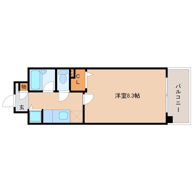 猪名寺駅 徒歩18分 2階の物件間取画像