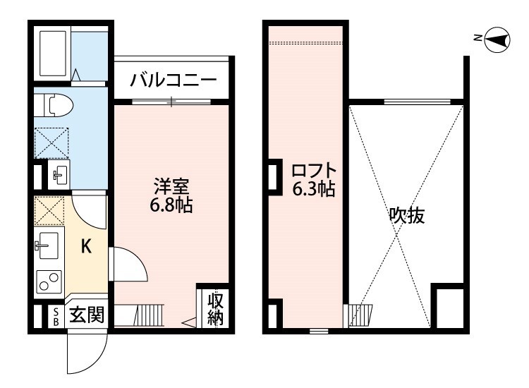 塚口駅 徒歩18分 1階の物件間取画像