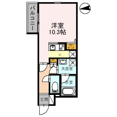 塚口駅 徒歩4分 3階の物件間取画像