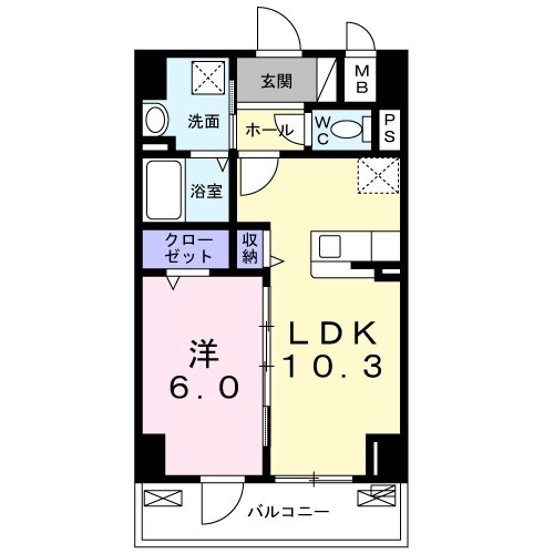 尼崎駅 徒歩21分 2階の物件間取画像