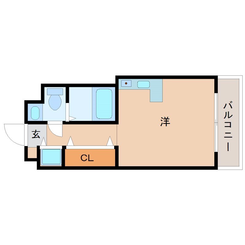 園田駅 徒歩8分 2階の物件間取画像