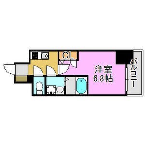 出屋敷駅 徒歩10分 4階の物件間取画像