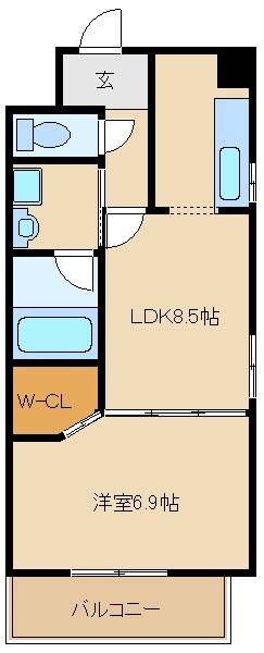 塚口駅 徒歩6分 1階の物件間取画像