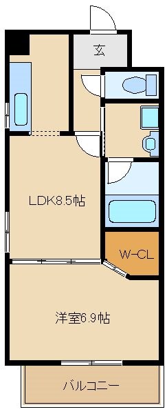 塚口駅 徒歩6分 2階の物件間取画像