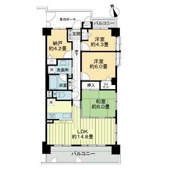 尼崎駅 徒歩19分 2階の物件間取画像