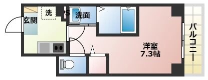 出屋敷駅 徒歩4分 2階の物件間取画像