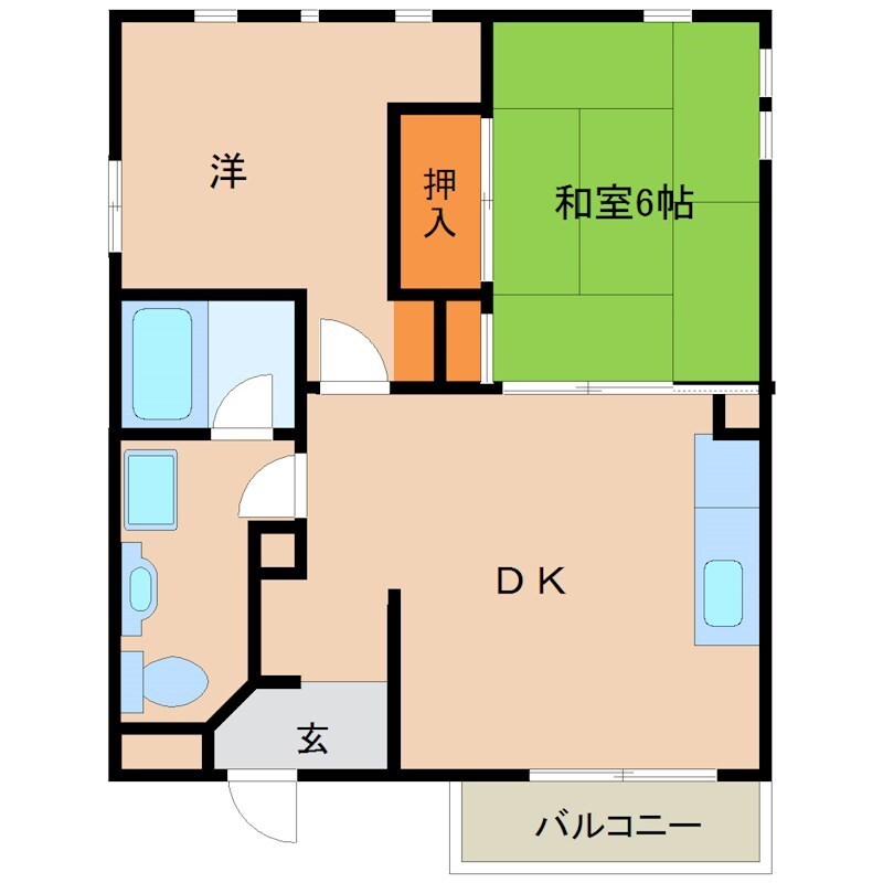 バウ園田の物件間取画像