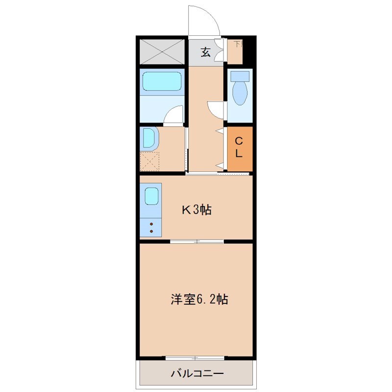 塚口駅 徒歩9分 2階の物件間取画像