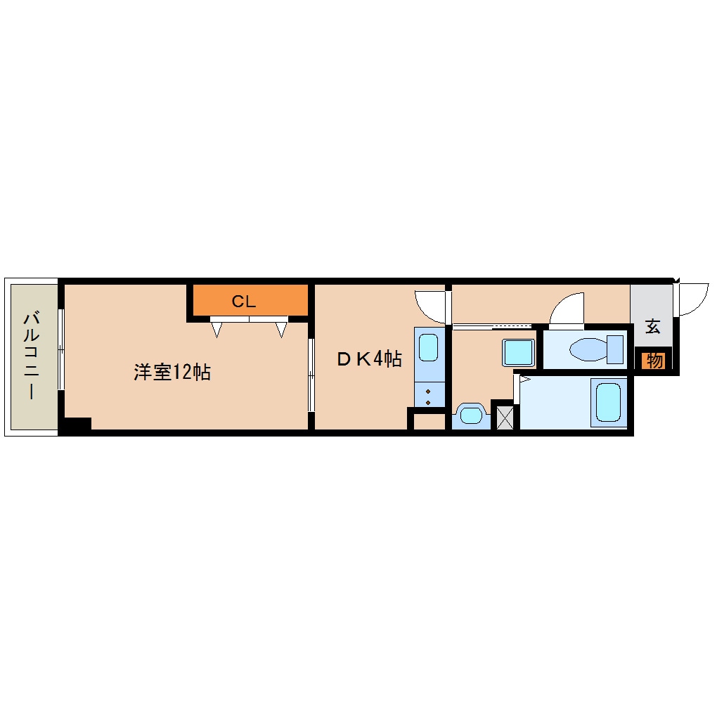 武庫之荘駅 徒歩3分 4階の物件間取画像