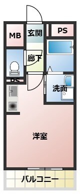 武庫之荘駅 徒歩2分 4階の物件間取画像