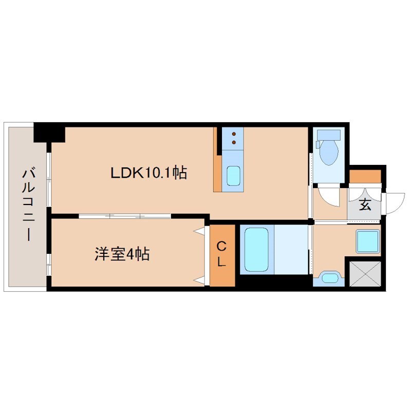 武庫之荘駅 徒歩4分 7階の物件間取画像