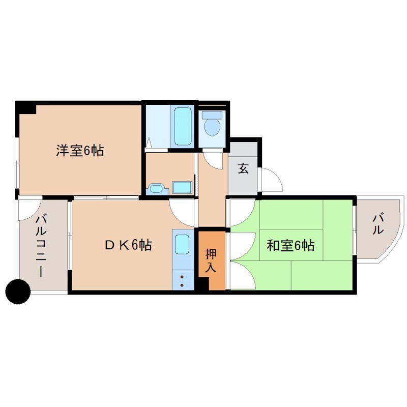 武庫之荘駅 徒歩15分 3階の物件間取画像