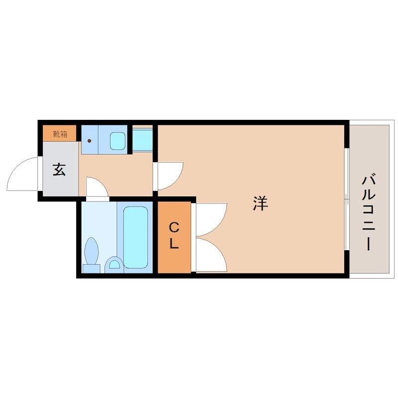 園田駅 徒歩13分 2階の物件間取画像