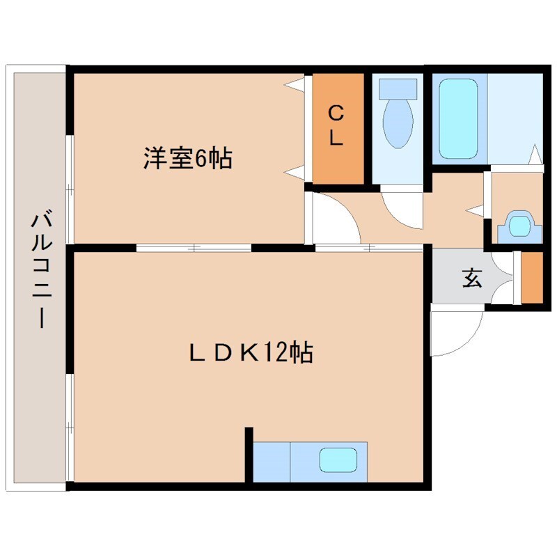 武庫之荘駅 徒歩20分 1階の物件間取画像