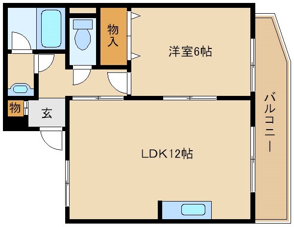 武庫之荘駅 徒歩20分 2階の物件間取画像