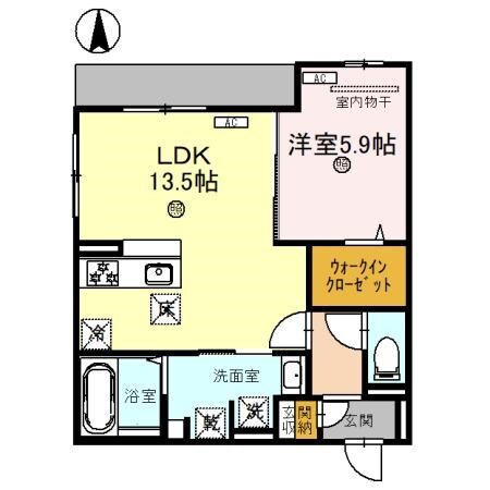 武庫之荘駅 徒歩13分 3階の物件間取画像