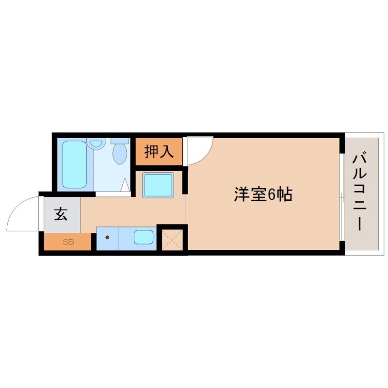 塚口駅 徒歩3分 3階の物件間取画像