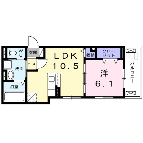 園田駅 徒歩15分 3階の物件間取画像