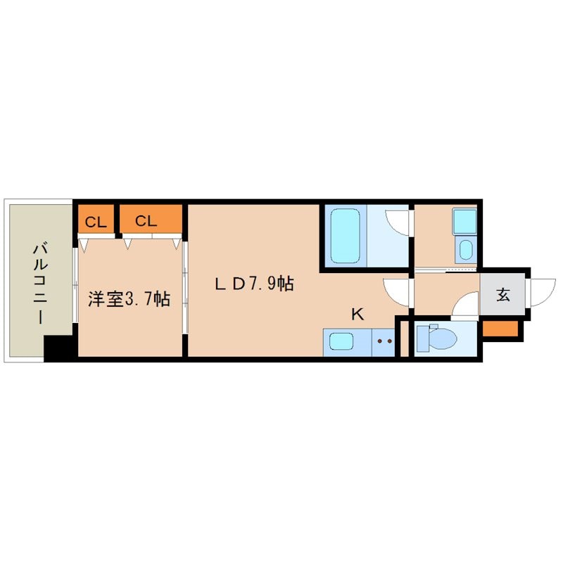 武庫之荘駅 徒歩1分 3階の物件間取画像