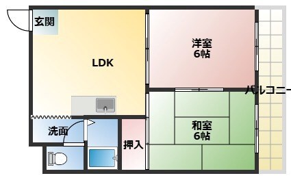 武庫之荘駅 徒歩17分 3階の物件間取画像