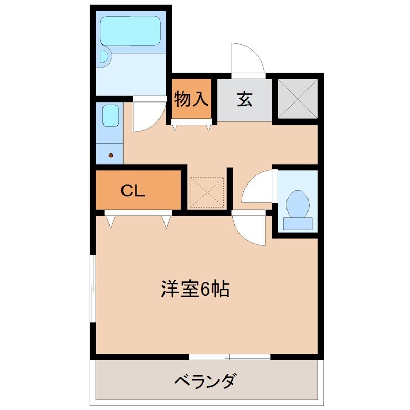 武庫之荘駅 徒歩7分 2階の物件間取画像