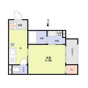 尼崎センタープール前駅 徒歩16分 1階の物件間取画像