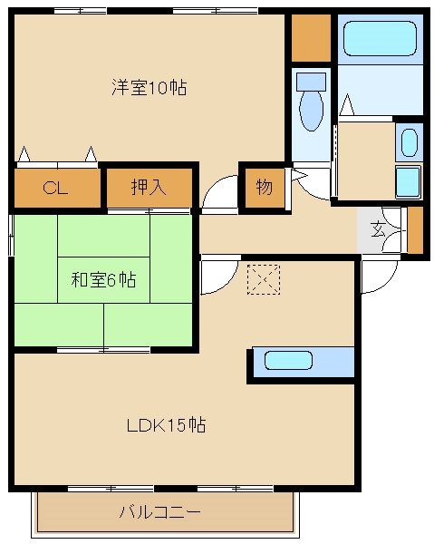 武庫之荘駅 徒歩13分 1階の物件間取画像