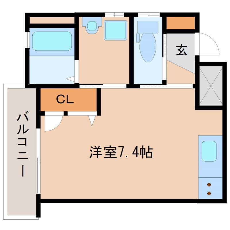 フォレスタ東塚口の物件間取画像