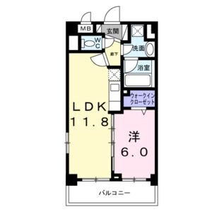 尼崎駅 徒歩20分 2階の物件間取画像