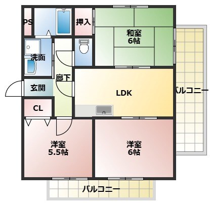 武庫之荘駅 徒歩15分 1階の物件間取画像