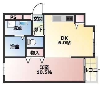 武庫之荘駅 徒歩16分 2階の物件間取画像