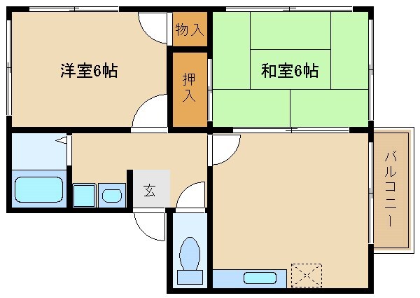 武庫之荘駅 徒歩19分 1階の物件間取画像