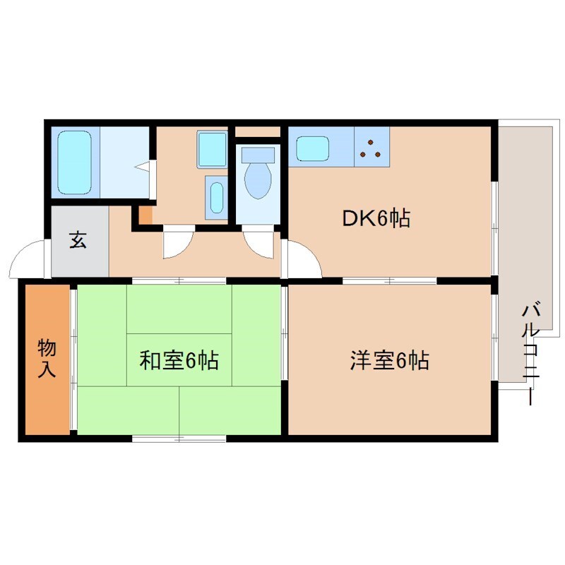 武庫之荘駅 徒歩15分 3階の物件間取画像