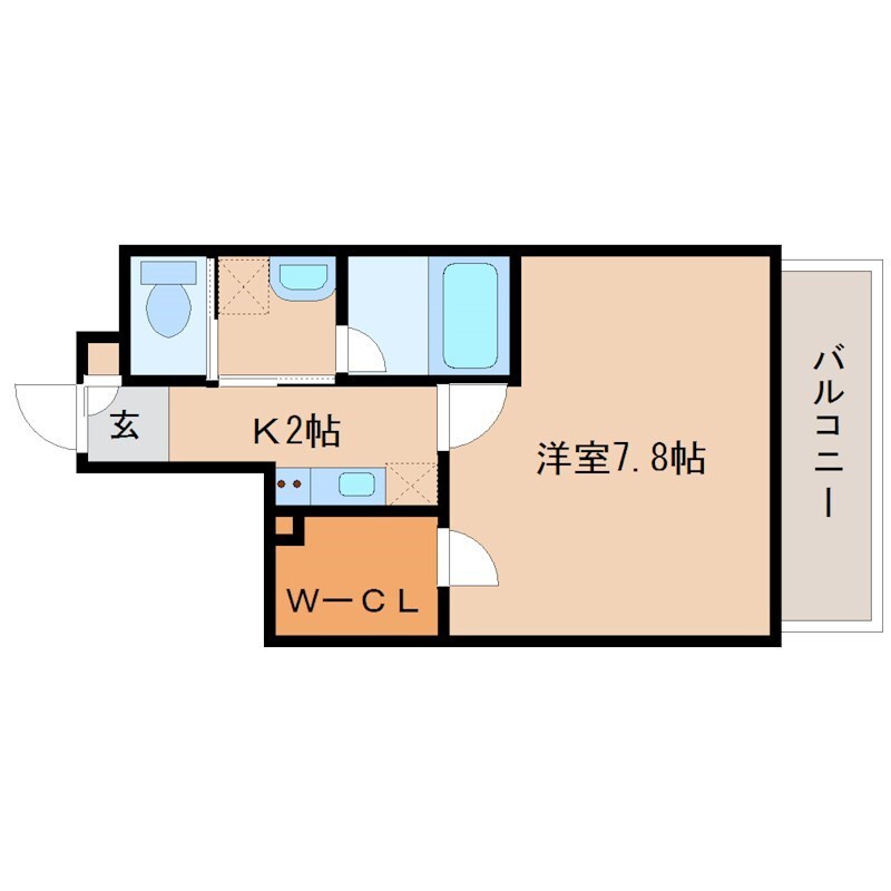 塚口駅 徒歩5分 2階の物件間取画像