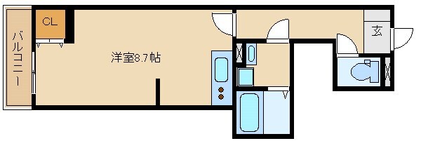 塚口駅 徒歩8分 3階の物件間取画像